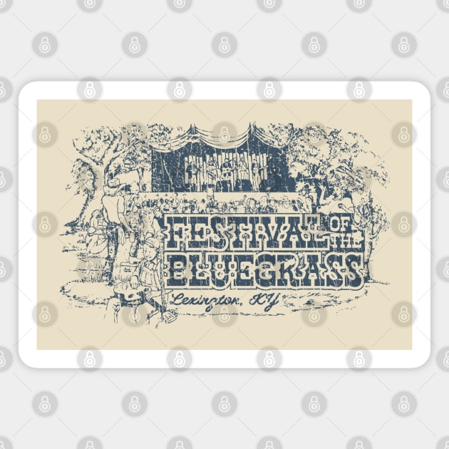 Festival of the Bluegrass 1974 Magnet by JCD666